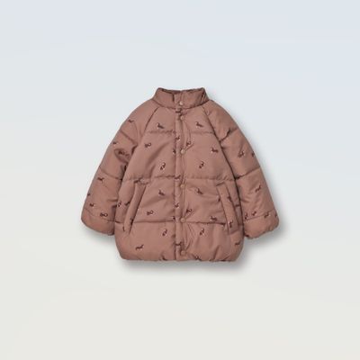 Куртка зі стійкою (плащівка принт)