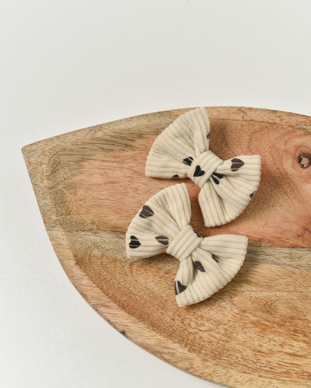 Шпилька &quot;Метелик&quot; (вельвет принт) 2 шт.