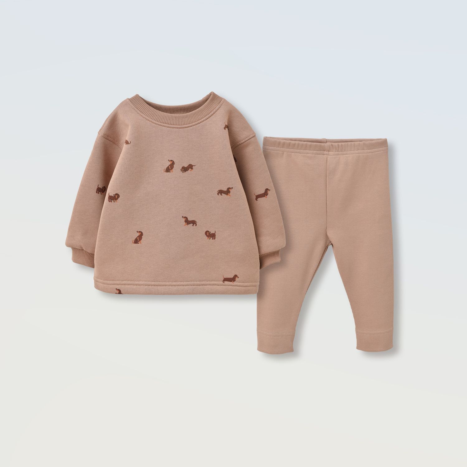 Костюм світшот та штани "Такса", Розмір: 74, Колір: Какао
