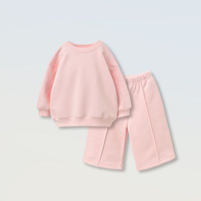 Костюм світшот та штани палаццо (тринитка на флісі)