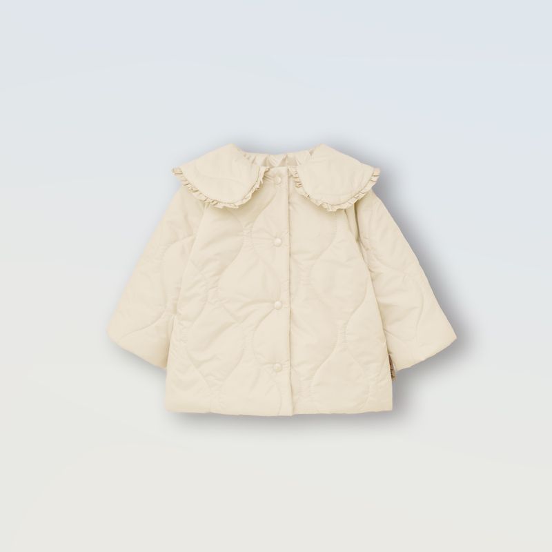 Куртка з комірцем та рюшею