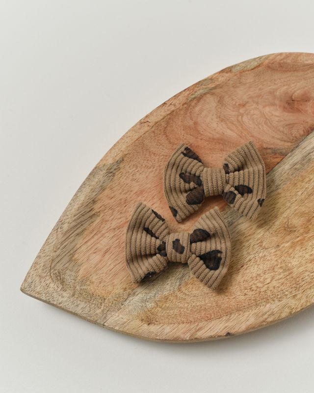 Шпилька &quot;Метелик&quot; (вельвет принт) 2 шт.