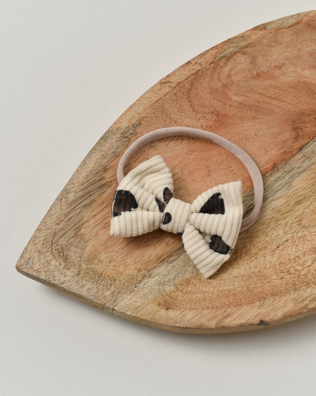 Пов&#39;язка резинка &quot;Метелик&quot; (вельвет леопард)