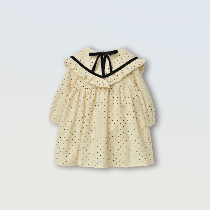 Сукня зі знімним коміром (вельвет принт)