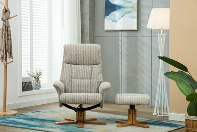 Marseille Recliner in Leather/Fabric
