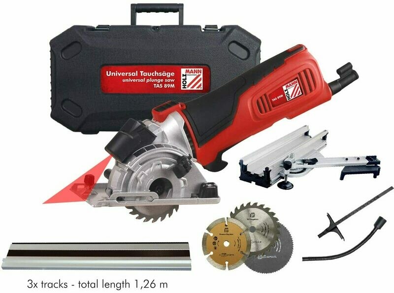 Holzmann TAS89M -230v Mini Plunge Saw ( Available with free of charge UK mainland delivery)