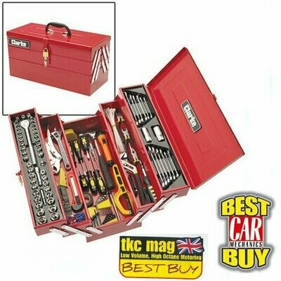 Clarke CHT641 199 Piece Tool Kit Including Cantilever Box