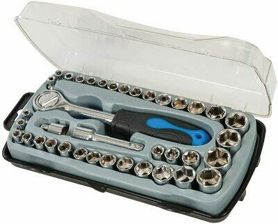 Silverline Compact Socket - Set of 39 Pieces ( 633754)