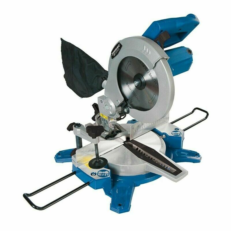 Silverline DIY 1450W Sliding Mitre Saw 210mm