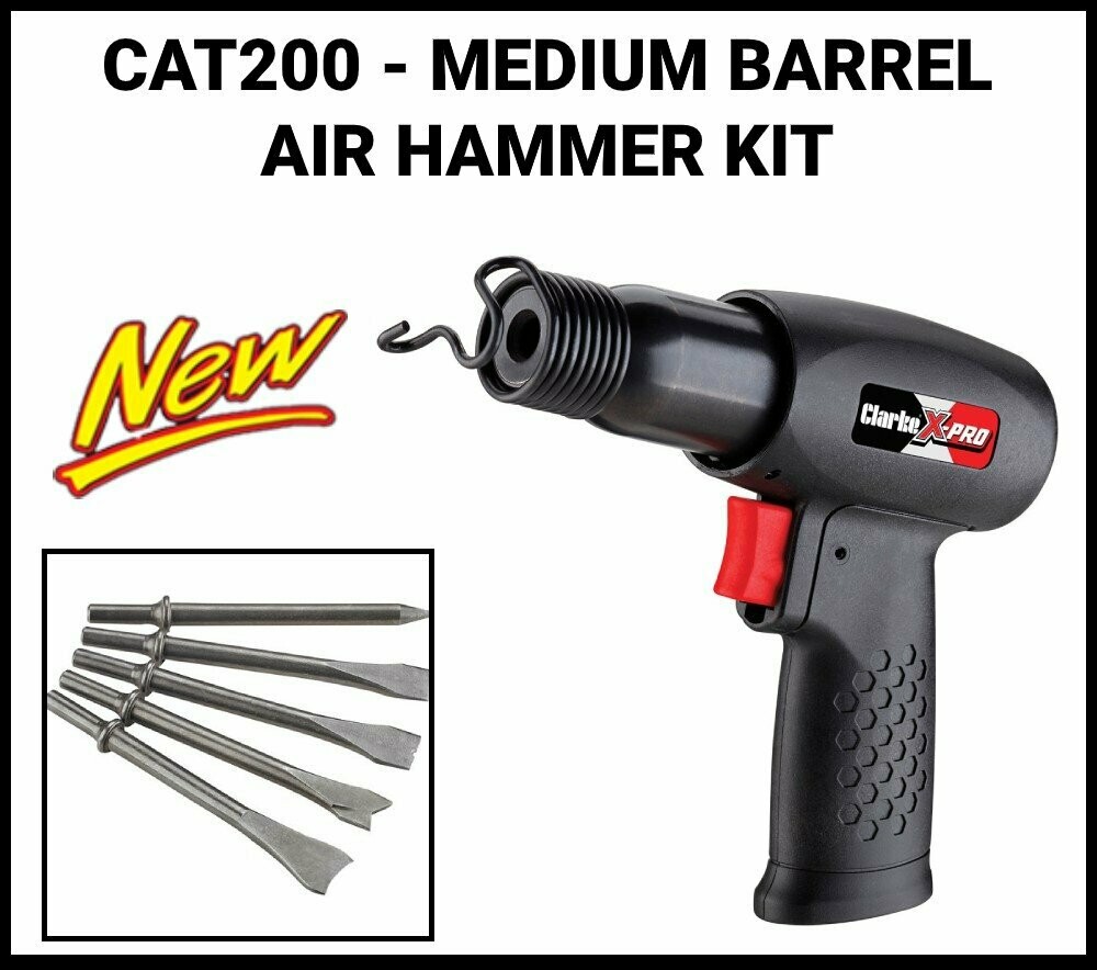 Clarke CAT200 Medium Barrel Air Hammer Kit