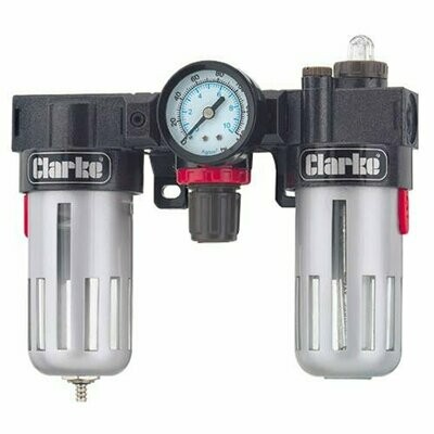 Clarke 1/4" Filter, Regulator & Lubricator - CMF2
