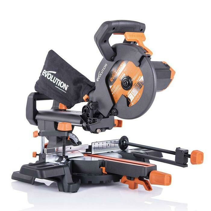 Evolution R210SMS+ - 210mm Sliding Mitre Saw