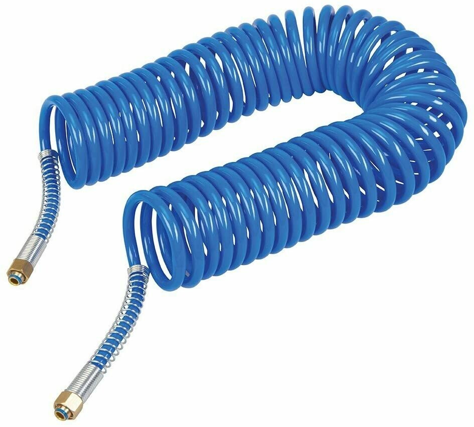 Silverline Coiled Air Hose ( 10m length)