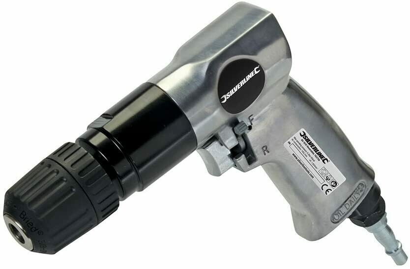 Silverline Air Drill Reversible  - 10mm