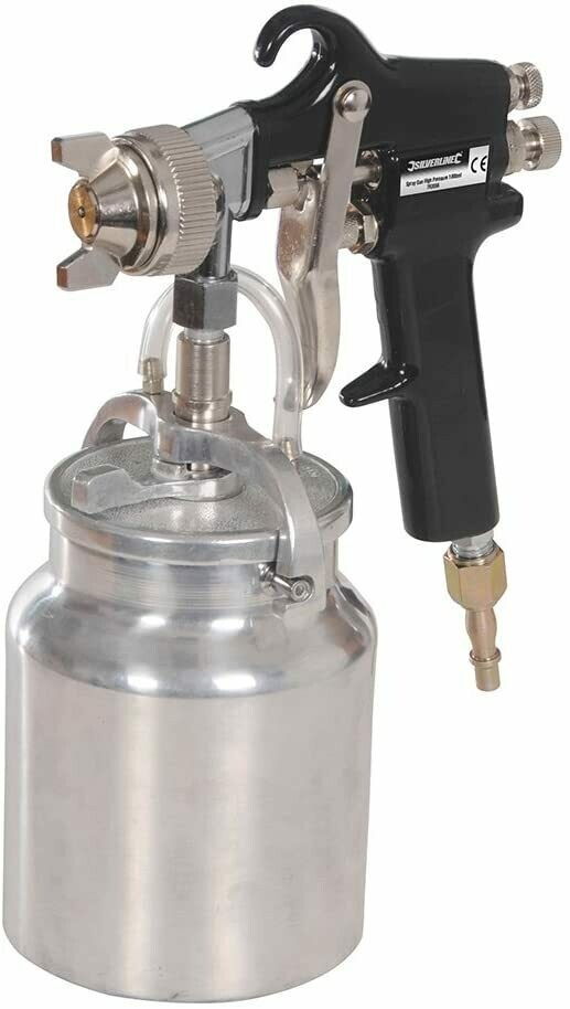 Silverline Spray Gun High Pressure 1000ml