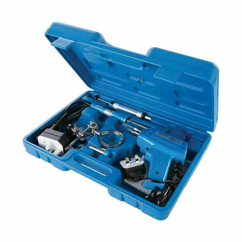 Silverline Electric Soldering Kit 9 piece