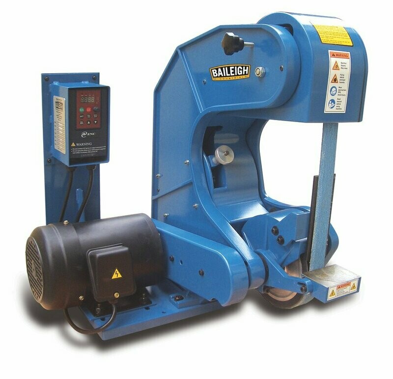 Baileigh BG260-3 Belt Grinder Three Wheel Variable Speed