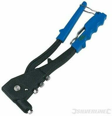 Silverline Hand Riveter and 60 Rivets, 260 mm, Silverline PL61