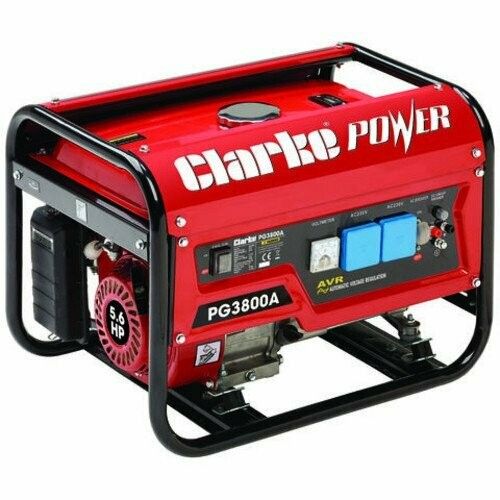 Clarke PG3800A EURO5 3kVA 230V Petrol Generator Clarke PG3800A EURO5 3kVA 230V Petrol Generator