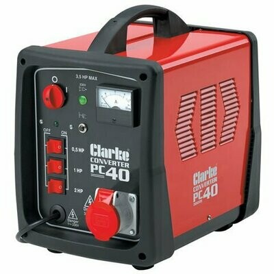 Clarke PC 40 3.5 hp Single to 3 Phase Converter