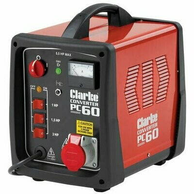 Clarke PC60 5.5 hp Single to 3 Phase Converter