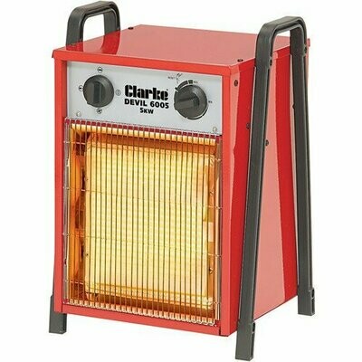 Clarke Devil 6005 Industrial 5KW Electric Fan Heater (3Ph)