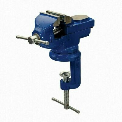 Silverline Table Vice with Swivel Base 50mm Cast Iron Hobby Crafts 632607