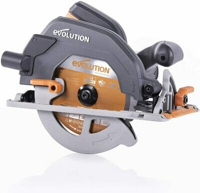 Evolution R185CCS 185mm Circular Saw with TCT Multi-Material Cutting Blade -
