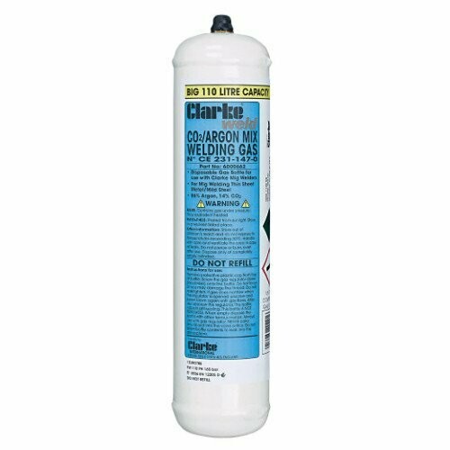 Clarke Gas Cylinders 110L/Options/ Clarke CO2 / Argon Mix Gas Cylinder (110L)/Clarke Argon Gas Cylinder (110L)