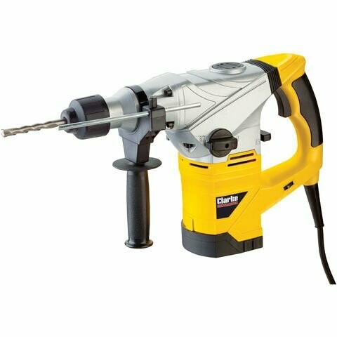 Clarke CON1500RDV 1500W SDS+ Rotary Hammer Drill ( Optional Clarke CHT579 - 17 piece SDS+ Drill Bit & Chisel Set)
