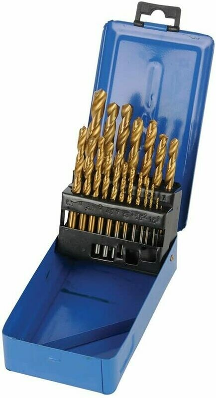 Silverline Titanium-Coated HSS Drill Bit Set 19pce
DS49 - 19pce