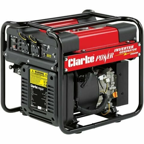 Clarke IG3500AF 3.4kW Open Frame Inverter Generator