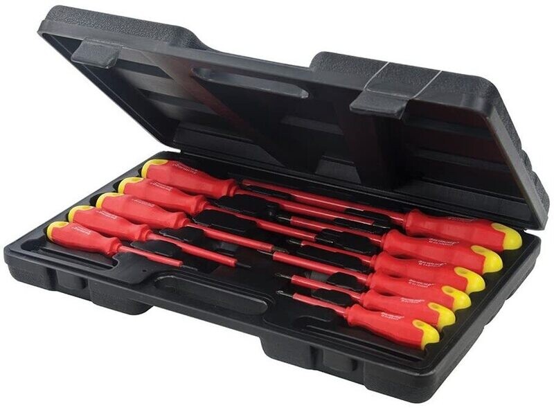 Silverline  Insulated Soft-Grip Screwdriver Set 11pce