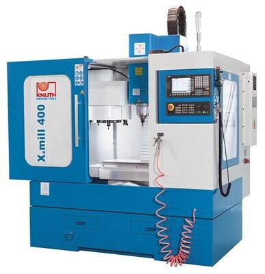 Knuth X.mill 400 (BT40) Vertical CNC Machining Centre ( Siemens 808D) ( Part No. 181359 )
Entry level model for CNC milling. Ideal for batch production and training purposes.