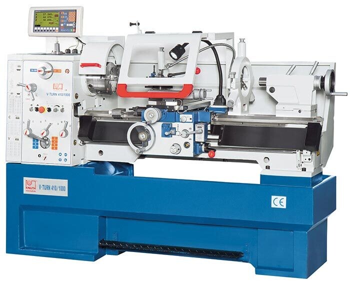 Knuth V-Turn 410 /1000 Precision Lathe ( Part No. 300820 )
Precision complemented by extensive accessories and constant cutting speed.