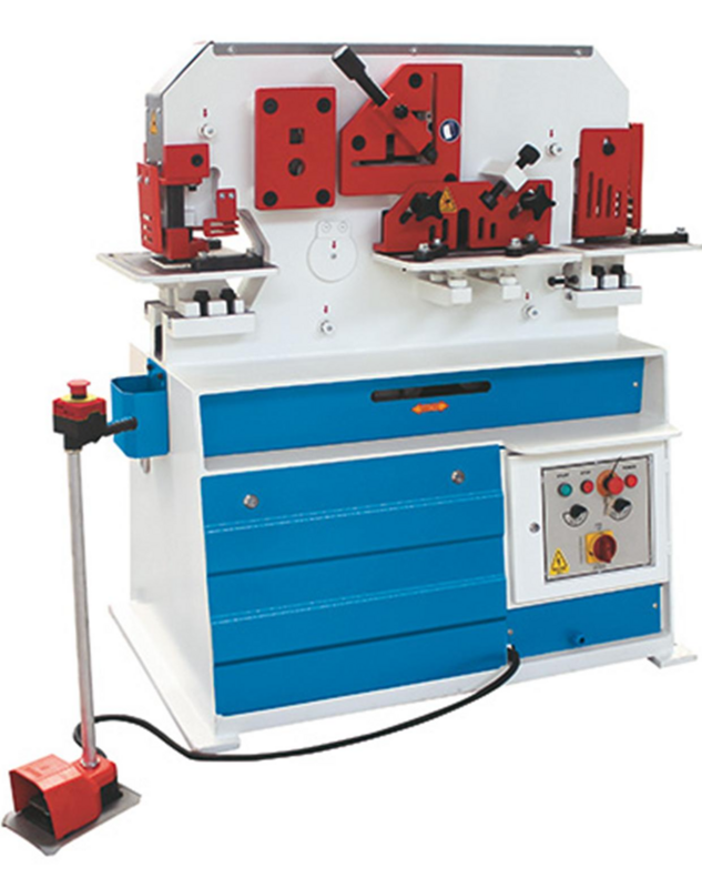 Knuth HPS 60 H Hydraulic Structural Steel Cutters ( Part No. 131181)  Universal machining on up to 5 work stations: Punching-Cutting-Notching