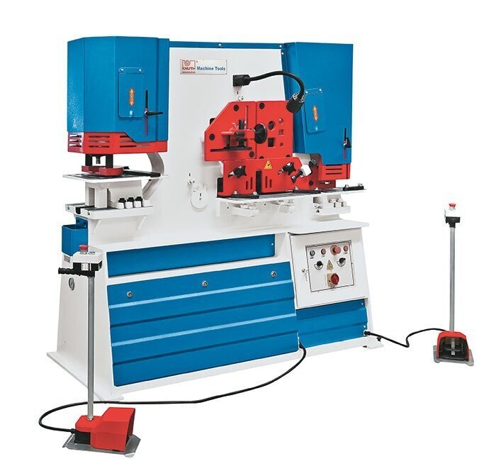 Knuth HPS 65 H Hydraulic Structural Steel Cutters ( Part No. 131182)  Universal machining on up to 5 work stations: Punching-Cutting-Notching