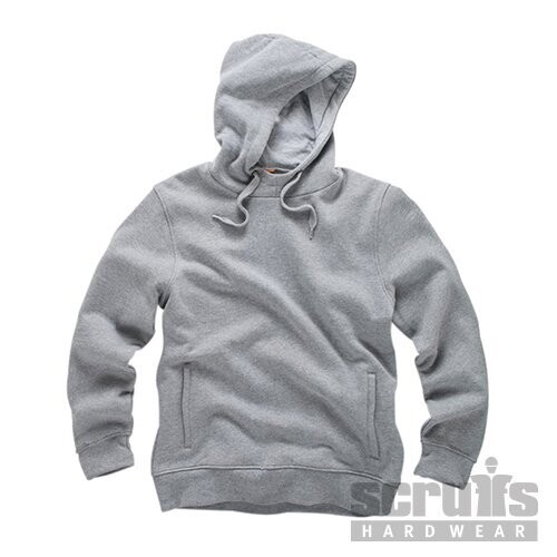 Scruffs Worker Hoodie Grey Marl