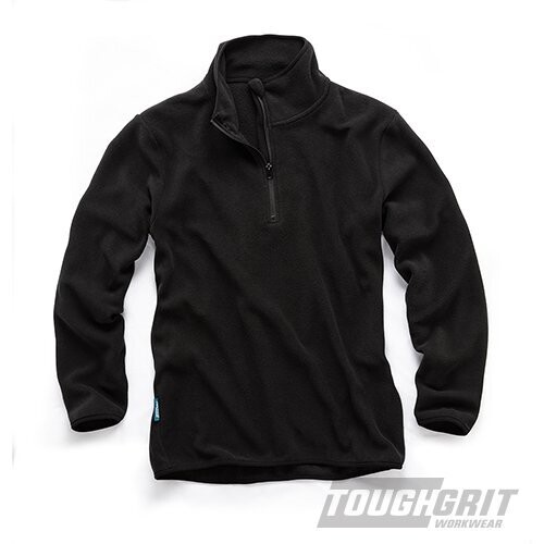 Tough Grit 1/4 Zip Fleece Black