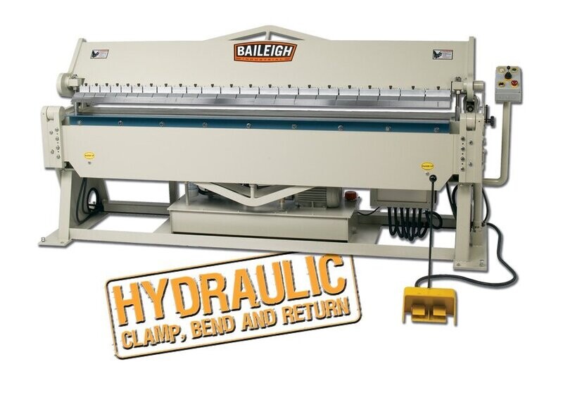 Baileigh BB9612H  Box  & Pan Folder Hydraulic 2.8mm Cap Width 2540mm
