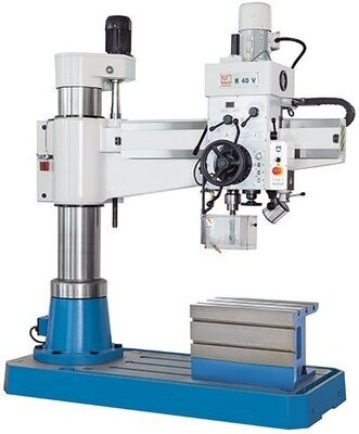 Knuth 40 V Radial Drill Press
( Part No. 101577)
Perfect in every detail, powerful rigid and easy to handle.