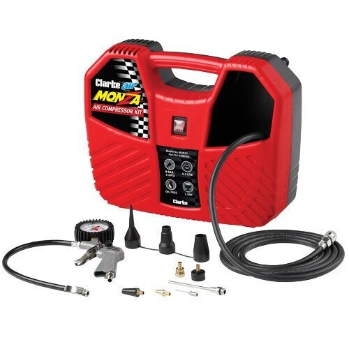 Clarke MONZA - 1.5HP (8 BAR) 6.35CFM Portable Oil Free Comp