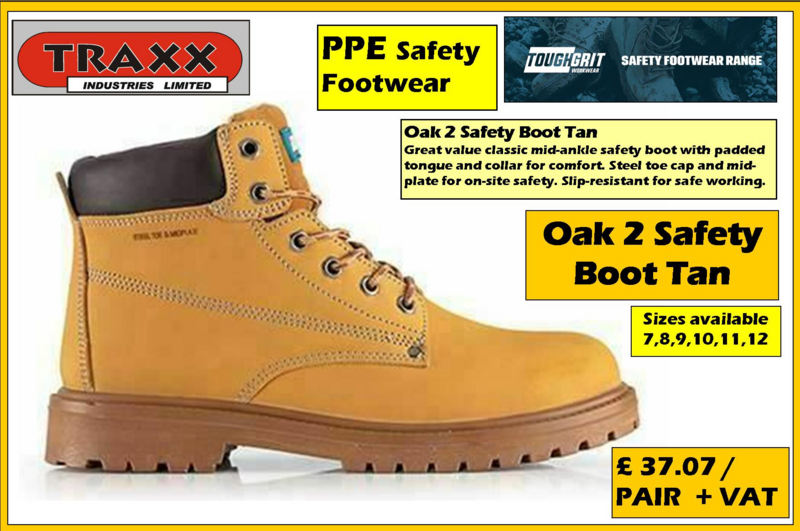 Tough Grit Oak 2 Safety Boot Tan