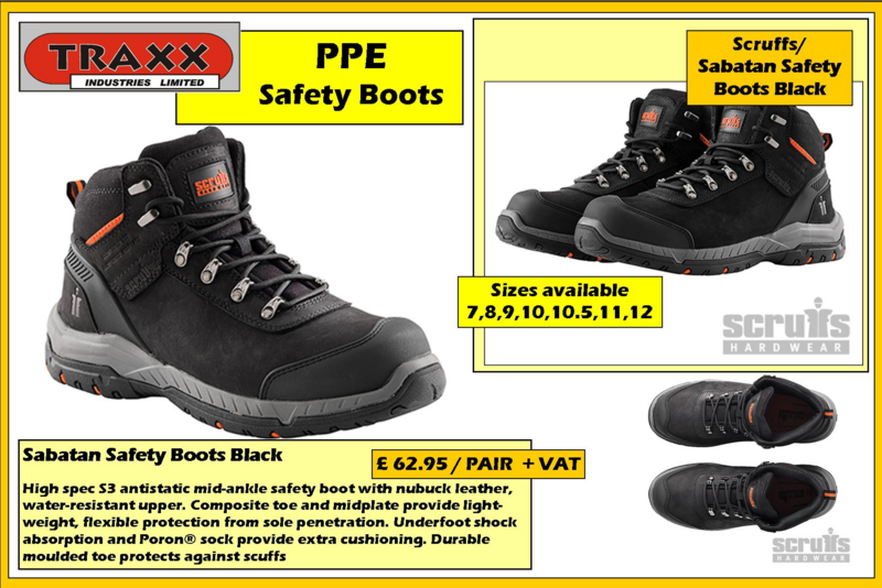 Scruffs Sabatan Safety Boot Black