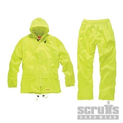 Scruffs Waterproof Suit Yellow