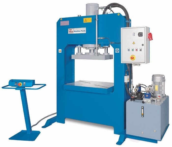 Knuth  KPA 100 A Hydraulic  Press ( Part No. 131502 ) Solid Monolithic Framed Press with large table for bending and punching