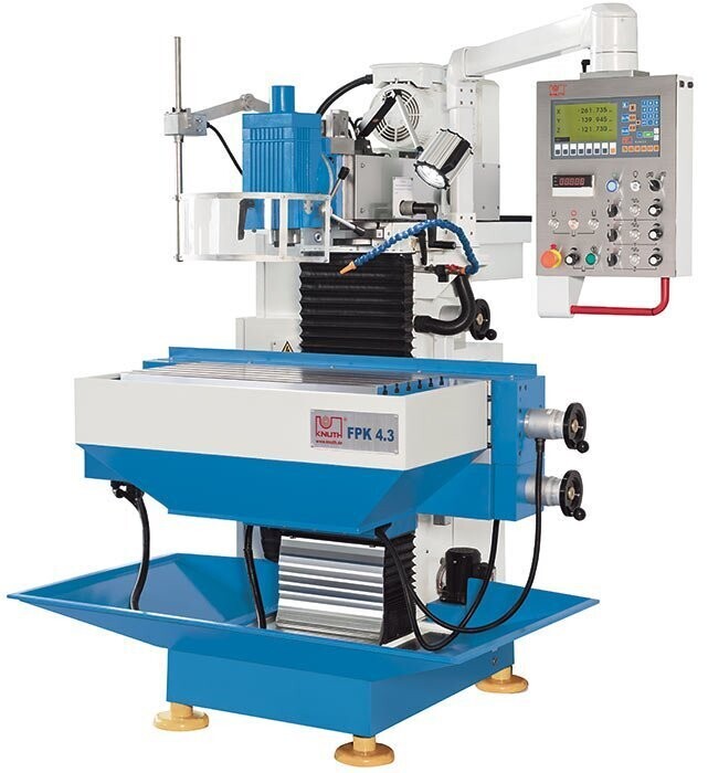 Knuth  FPK 4.3   Tool-Milling Machine 
( Part No. 302340 )
The modern generation of high quality tool milling machines