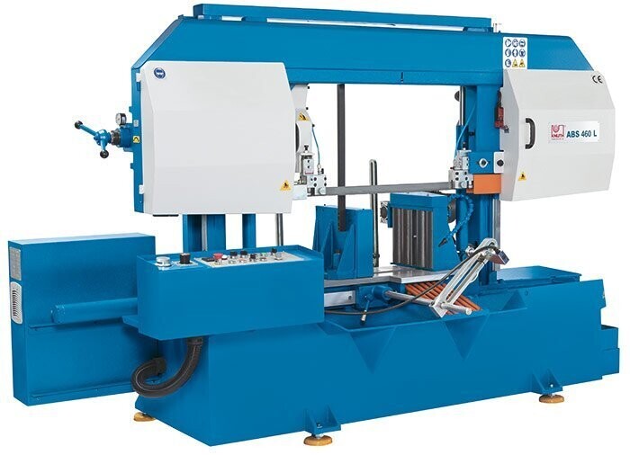 Knuth ABS 460 L Fully Automatic Band Saw ( Part No. 152766)
A new generation of fully automatIc band saws with more automation, faster cuts and less down - time. Knuth ABS 460 L Fully Automatic Band Saw ( Part No. 152766)
A new generation of fully automatIc band saws with more automation, faster cuts and less down - time.