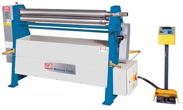 Knuth KRM AT 15/2.0  Roll Bending Machine ( Part No. 131972) Motorised 3 Roller Roll Bending Machine with foot pedal control and safety switch