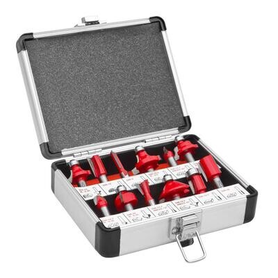 Holzmann ​OSF12 Router Bit Set
12 pieces Router set in an aluminum case
( Available with free UK mainland delivery)